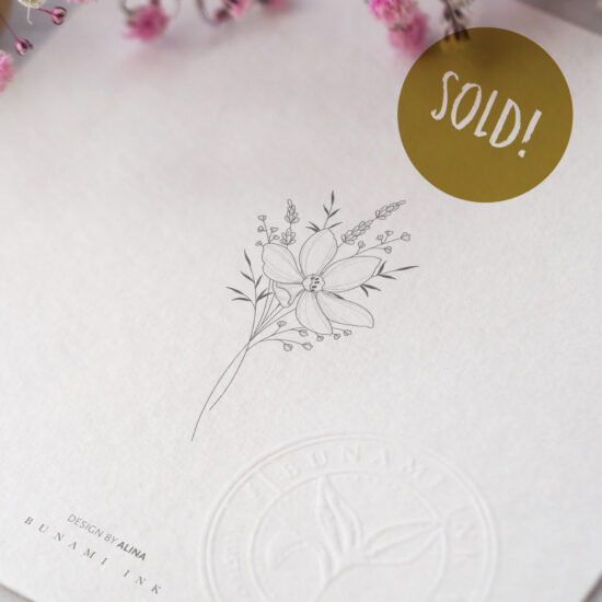Jonquil bouquet by Alina BUNAMI INK 2025-04-07_sold